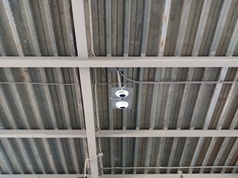 Система внутреннего обзора закрепленная на крыше производственного здания
